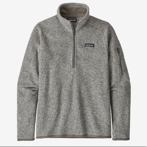 Size Medium Patagonia Better Sweater 1/4 Zip Pullover in Grey